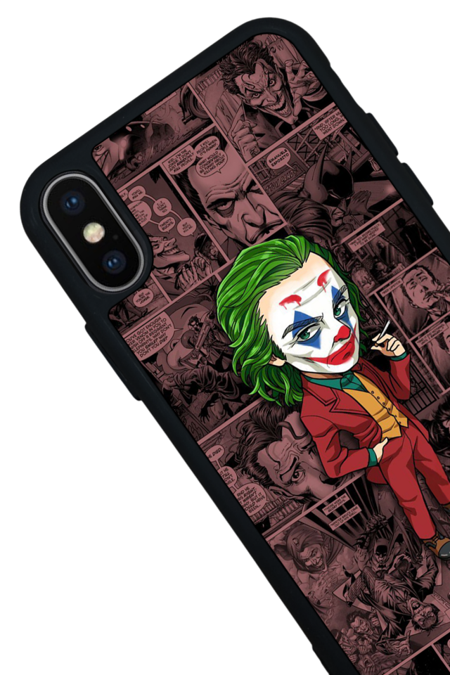 iPhone XS Max Uyumlu Joker Tasarımlı Glossy Premium Kılıf