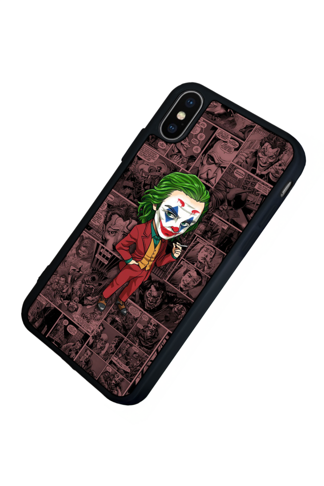 iPhone XS Max Uyumlu Joker Tasarımlı Glossy Premium Kılıf