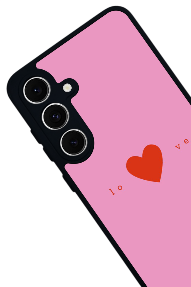 Samsung Galaxy A16 Uyumlu Kalp Love Tasarımlı Glossy Premium Kılıf