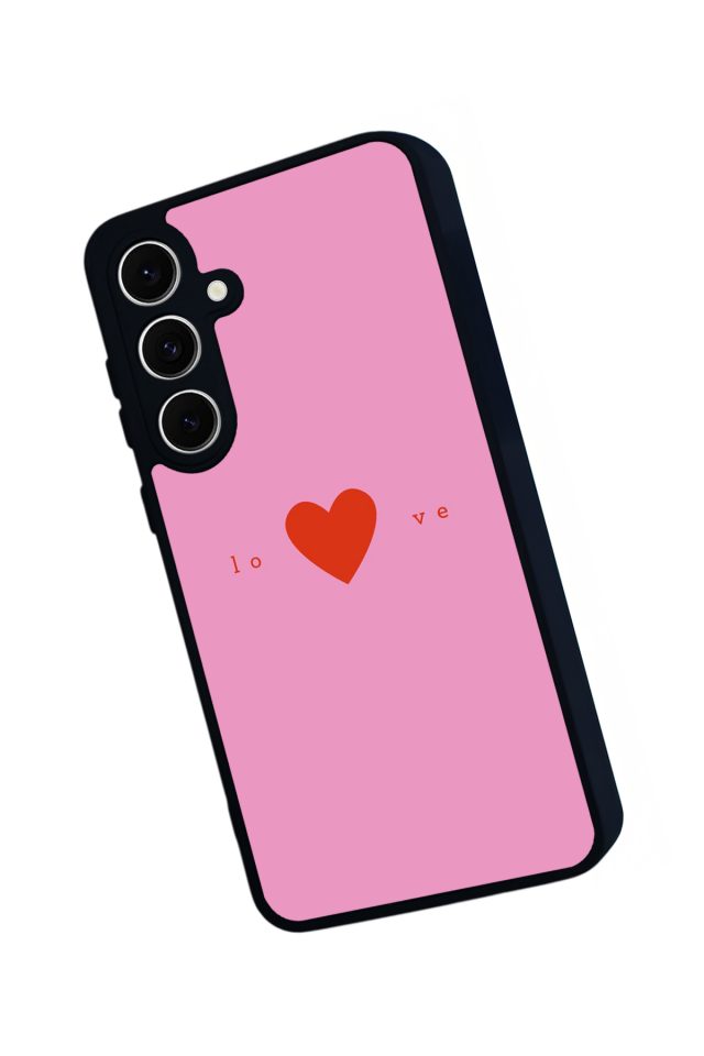 Samsung Galaxy A16 Uyumlu Kalp Love Tasarımlı Glossy Premium Kılıf