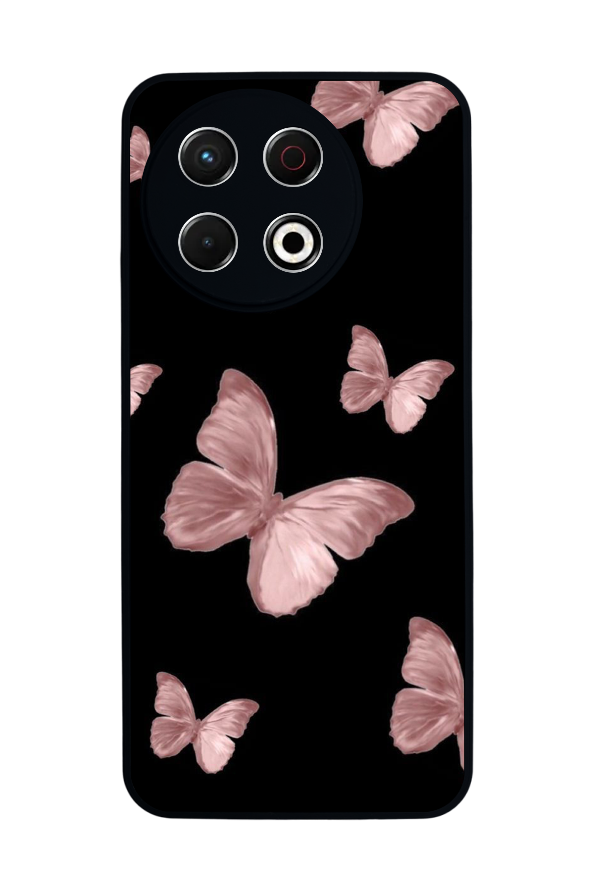 Tecno Spark 30 Pro Uyumlu Kelebek Tasarımlı Glossy Premium Kılıf