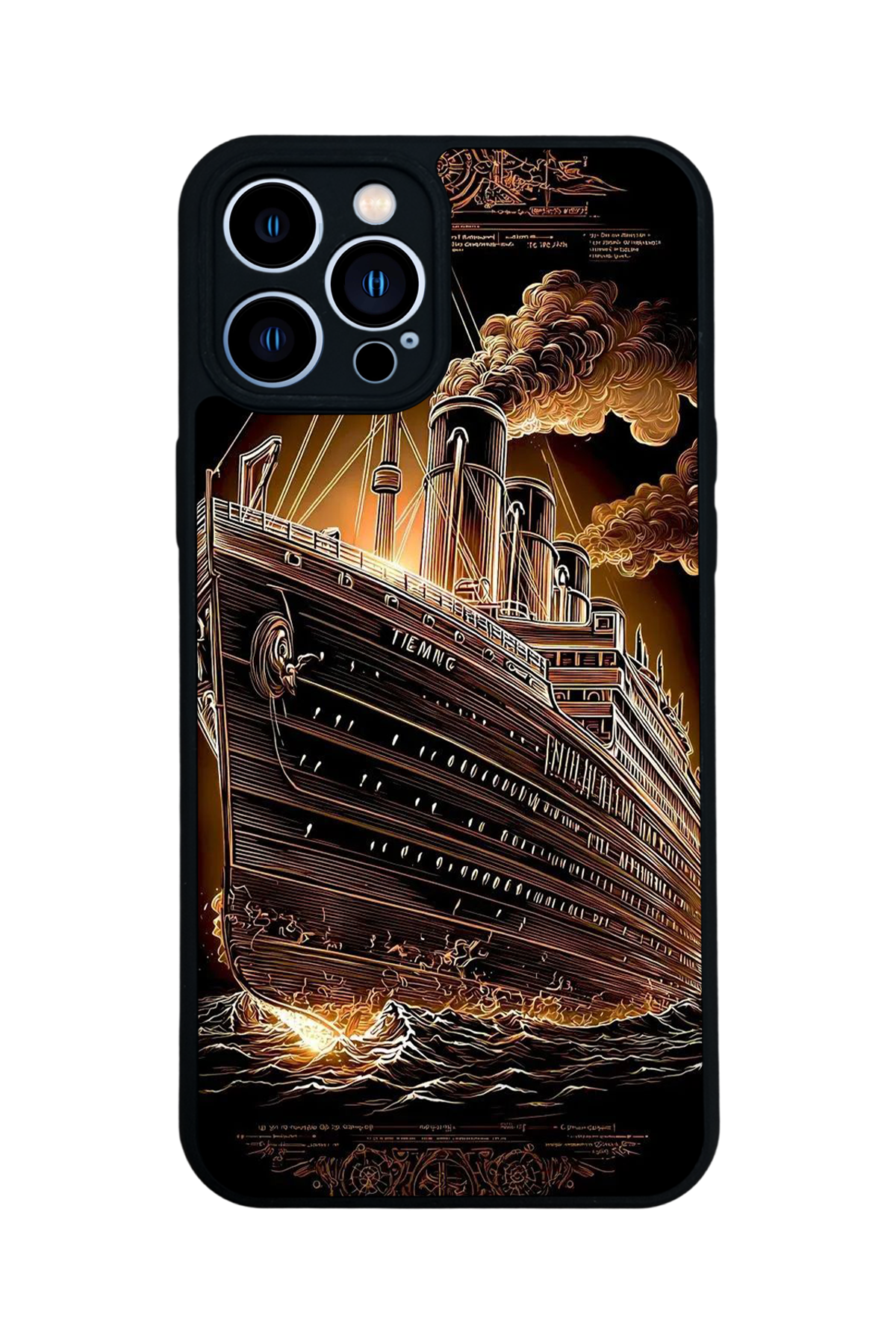 iPhone 13 Pro Max Uyumlu Korsan Tasarımlı Glossy Premium Kılıf