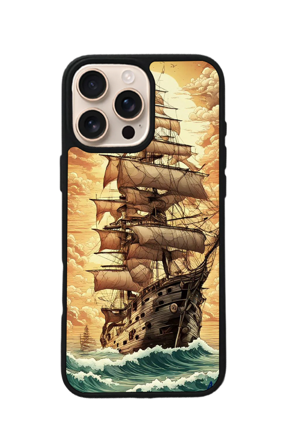 iPhone 14 Pro Max Uyumlu Korsan Tasarımlı Glossy Premium Kılıf