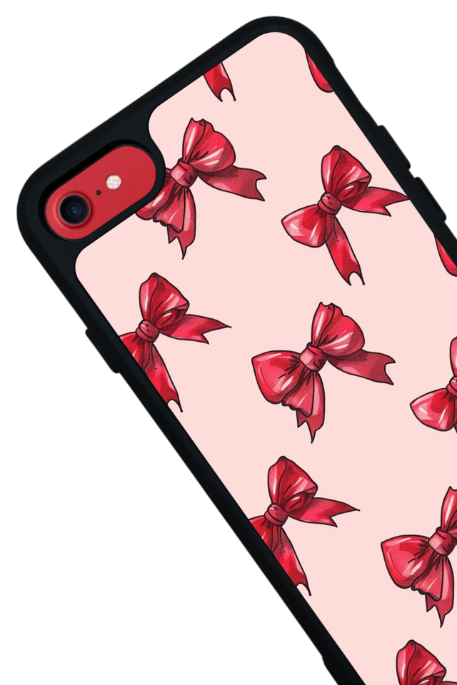 iPhone 7 Uyumlu Kurdele Tasarımlı Glossy Premium Kılıf