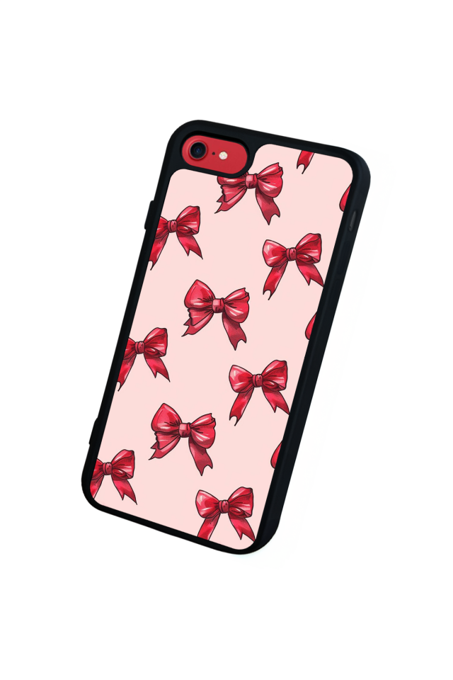 iPhone 7 Uyumlu Kurdele Tasarımlı Glossy Premium Kılıf