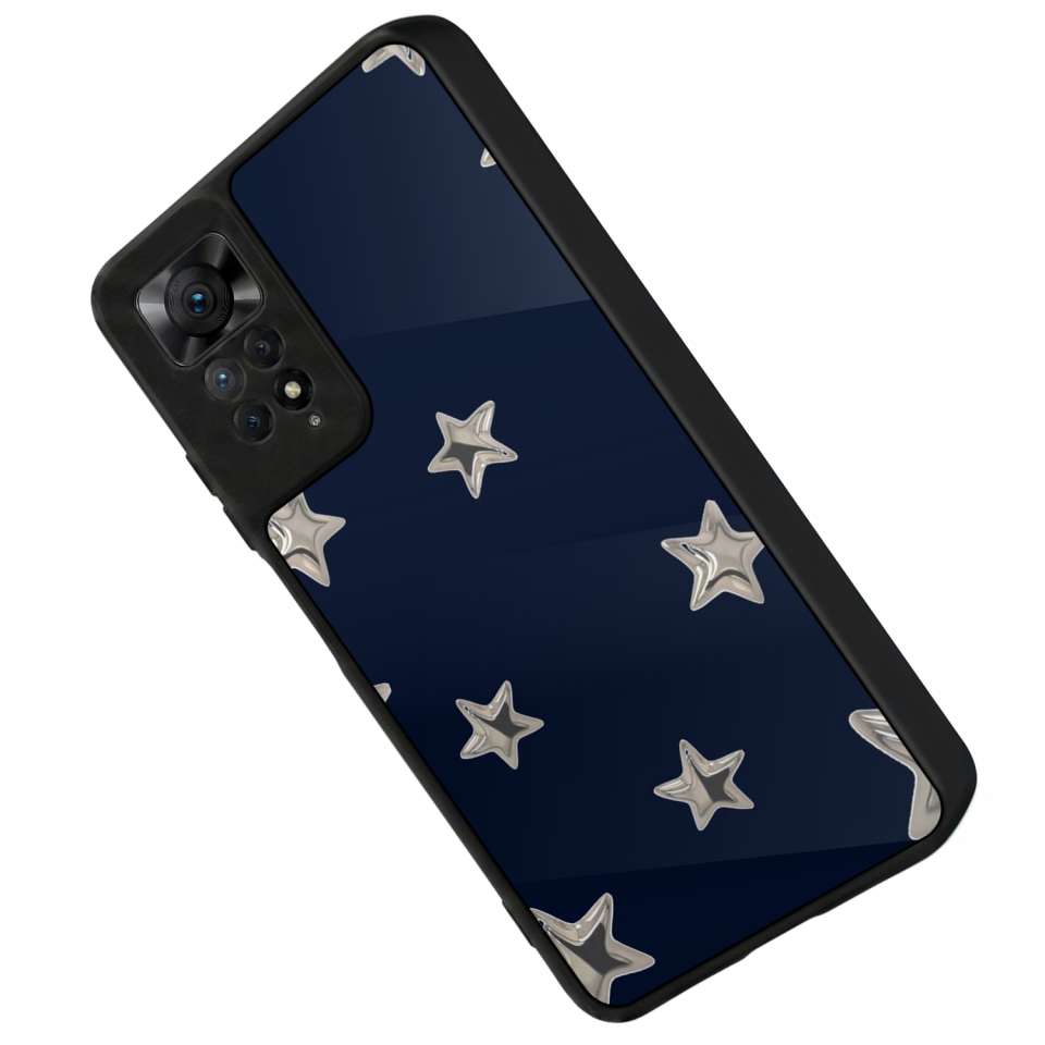 Xiaomi Redmi Note 11 Pro Uyumlu Retro Yildizlar Tasarımlı Glossy Premium Kılıf