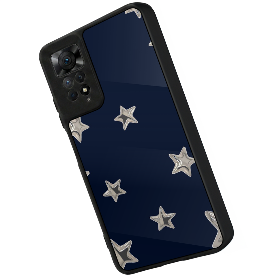 Xiaomi Redmi Note 11 Pro Uyumlu Retro Yildizlar Tasarımlı Glossy Premium Kılıf