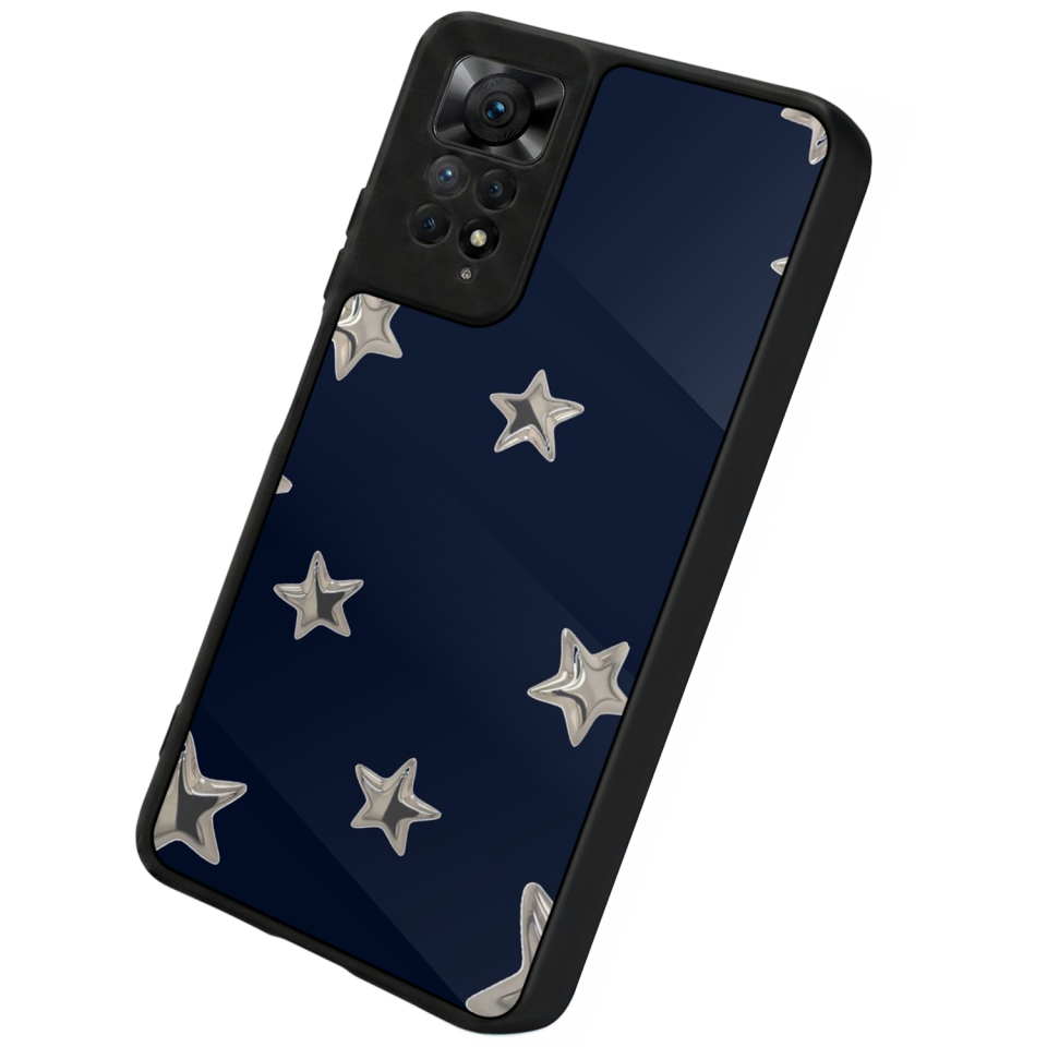 Xiaomi Redmi Note 11 Pro Uyumlu Retro Yildizlar Tasarımlı Glossy Premium Kılıf