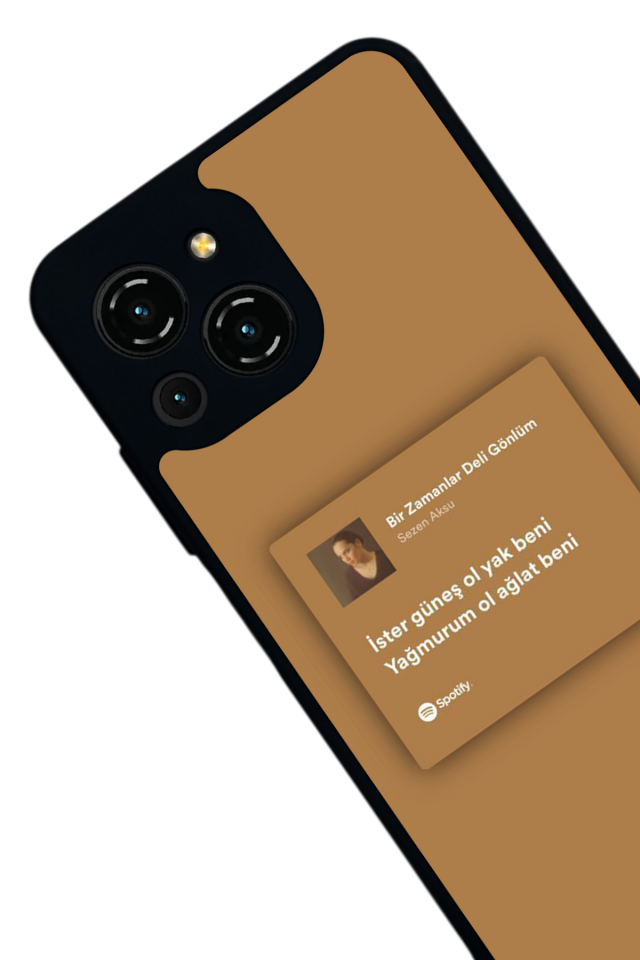 Reeder S23 Pro Max Uyumlu Sarki Sozleri Tasarımlı Glossy Premium Kılıf