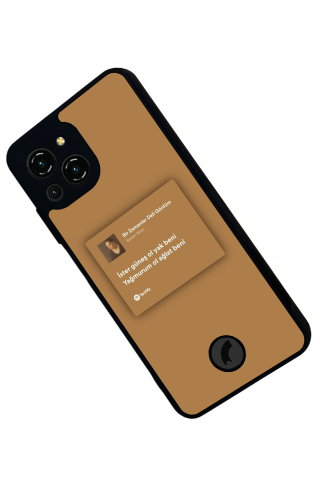 Reeder S23 Pro Max Uyumlu Sarki Sozleri Tasarımlı Glossy Premium Kılıf