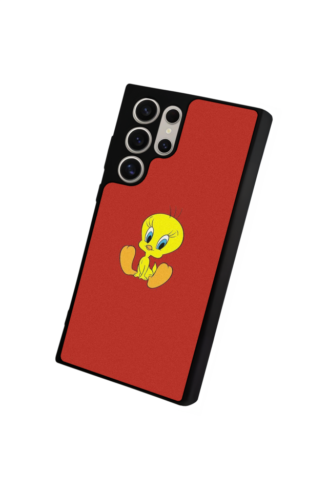 Samsung Galaxy S22 Ultra Uyumlu Tweety Tasarımlı Glossy Premium Kılıf