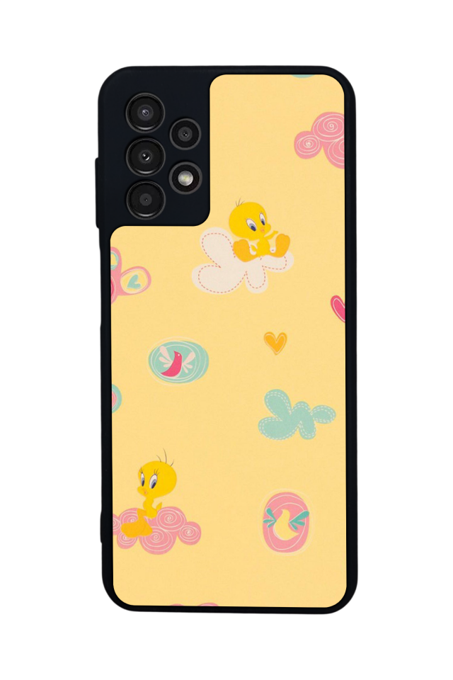 Samsung Galaxy A23 Uyumlu Tweety Tasarımlı Glossy Premium Kılıf