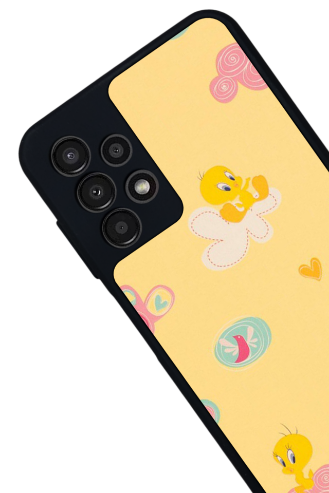 Samsung Galaxy A23 Uyumlu Tweety Tasarımlı Glossy Premium Kılıf