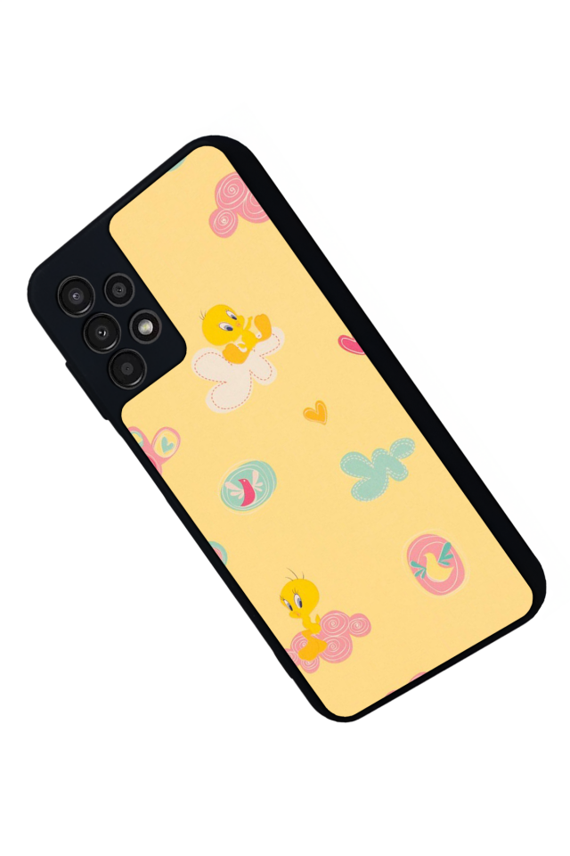Samsung Galaxy A23 Uyumlu Tweety Tasarımlı Glossy Premium Kılıf