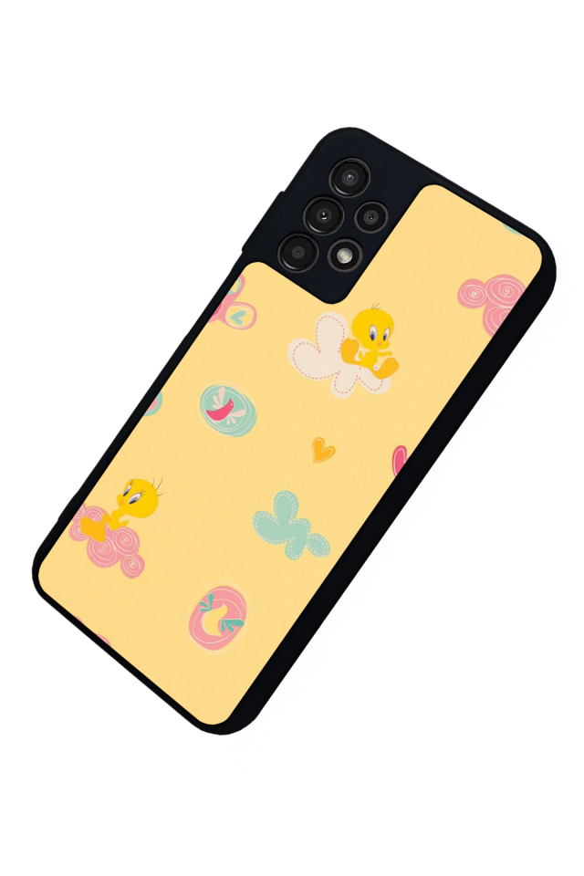 Samsung Galaxy A23 Uyumlu Tweety Tasarımlı Glossy Premium Kılıf