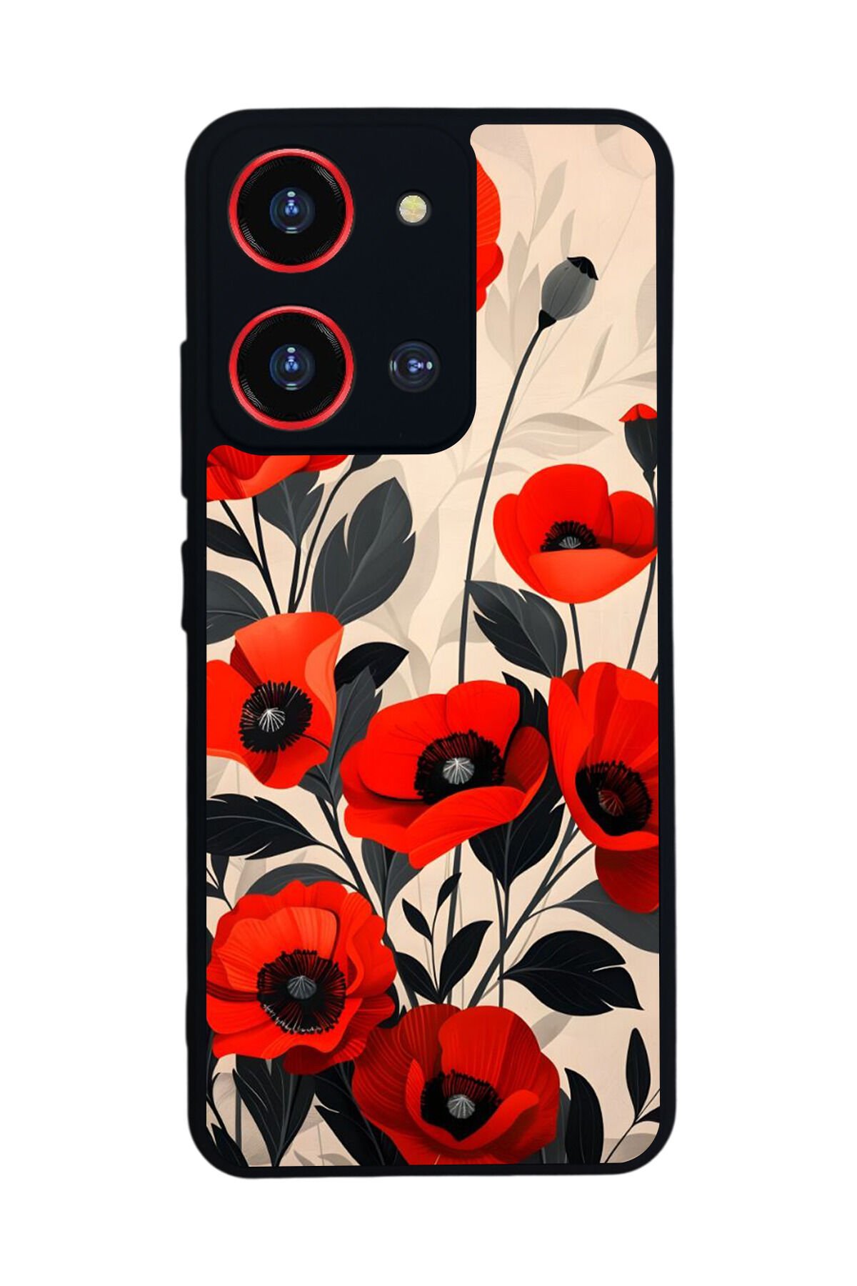 Reeder S19 Max Pro S ZOOM Uyumlu Floral Tasarımlı Glossy Premium Kılıf