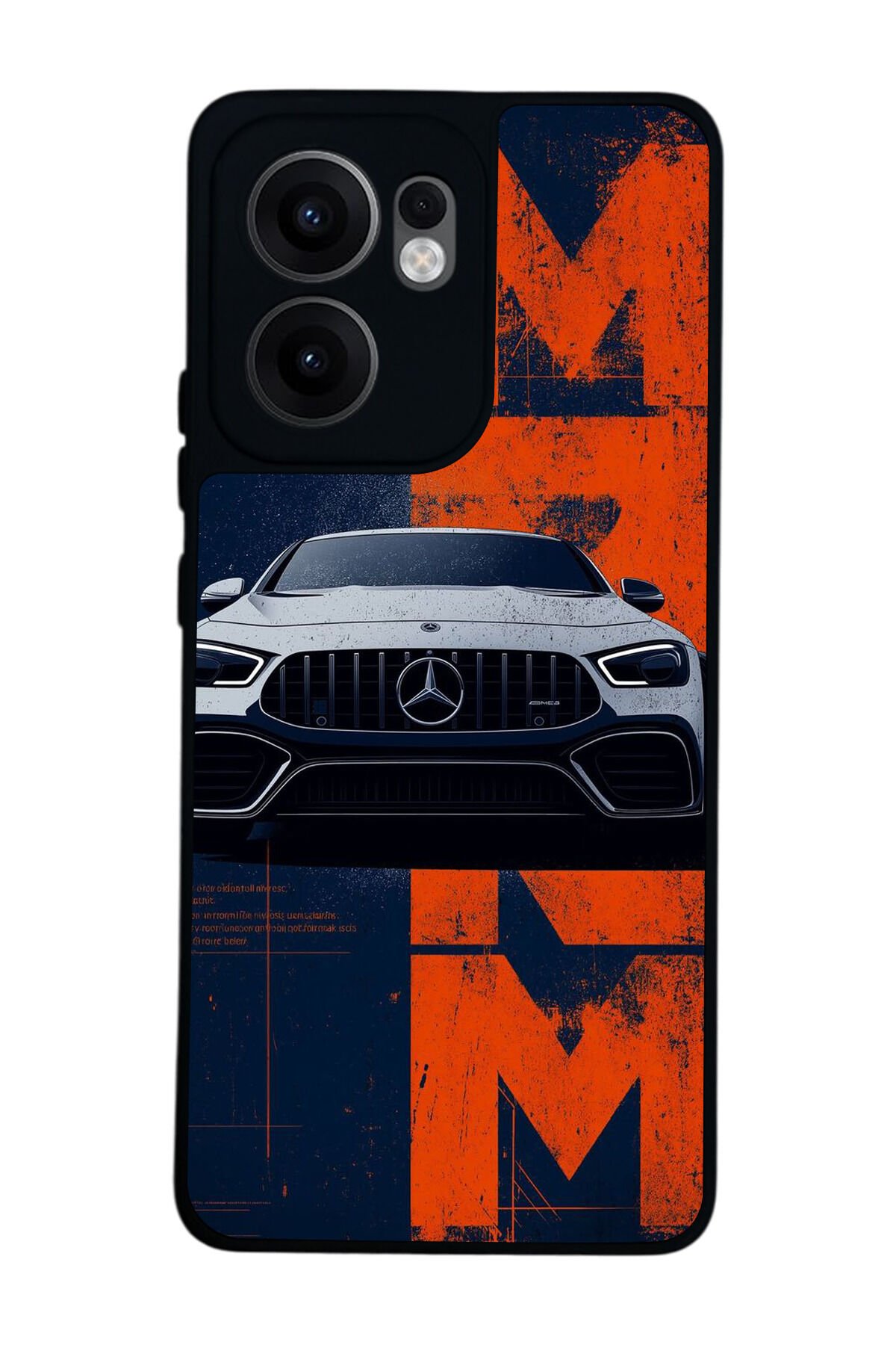 Oppo Reno 13F Uyumlu Mercedes Tasarımlı Glossy Premium Kılıf