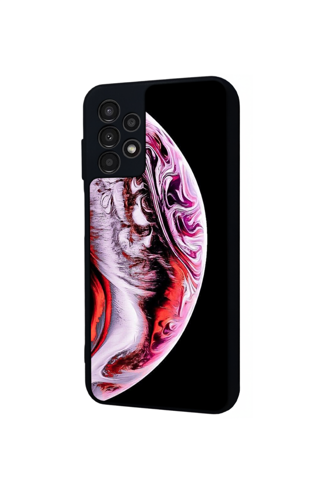 Samsung Galaxy A13 Uyumlu Ay Tasarımlı Glossy Premium Kılıf