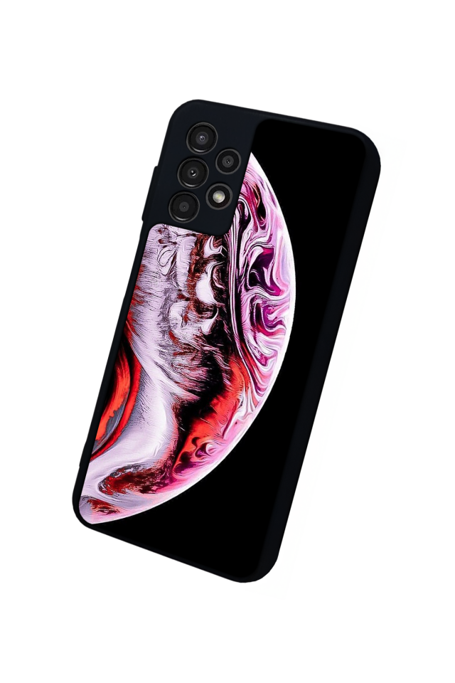 Samsung Galaxy A13 Uyumlu Ay Tasarımlı Glossy Premium Kılıf