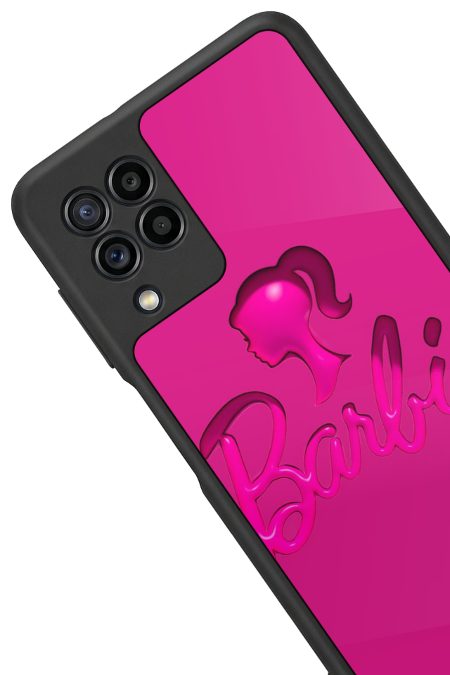 Samsung Galaxy M32 Uyumlu Barbie Tasarımlı Glossy Premium Kılıf