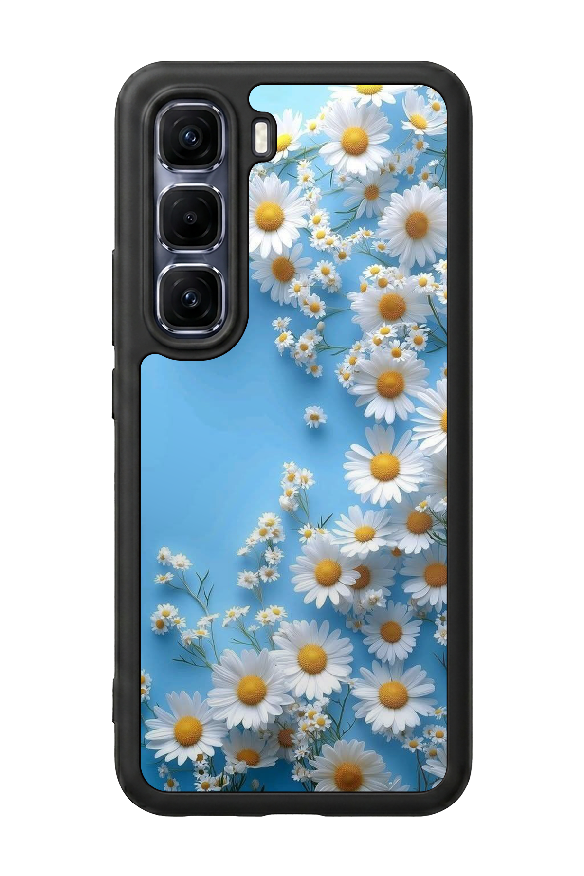 Infinix Hot 60 Pro Plus Uyumlu Cicek Tasarımlı Glossy Premium Kılıf