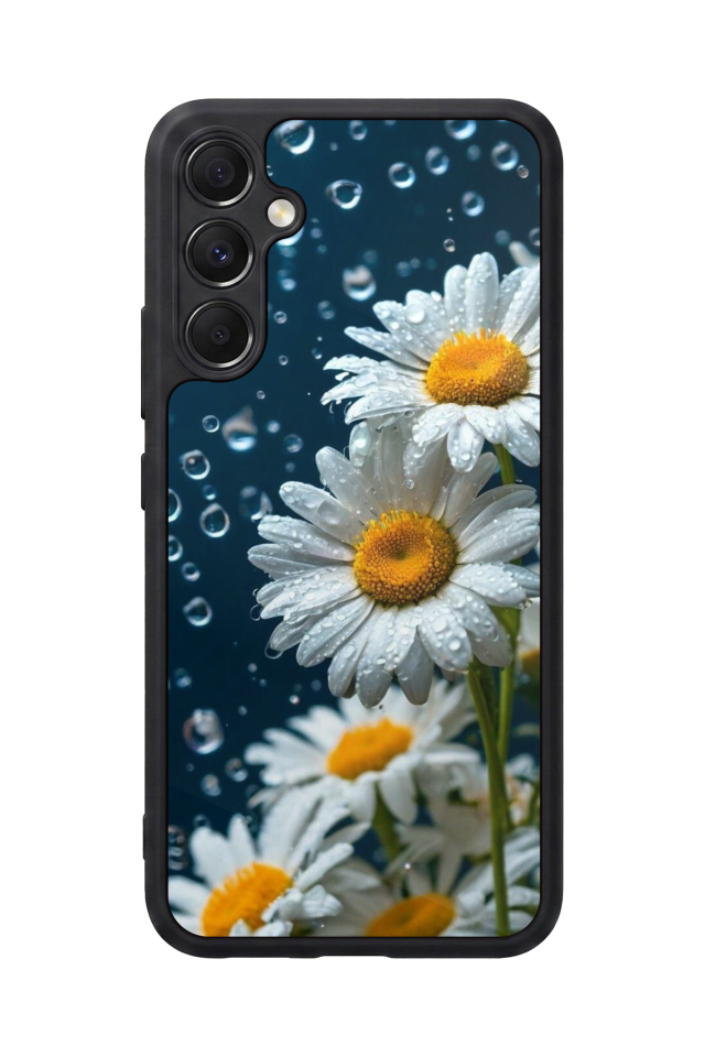 Samsung Galaxy A34 Uyumlu Cicek Tasarımlı Glossy Premium Kılıf