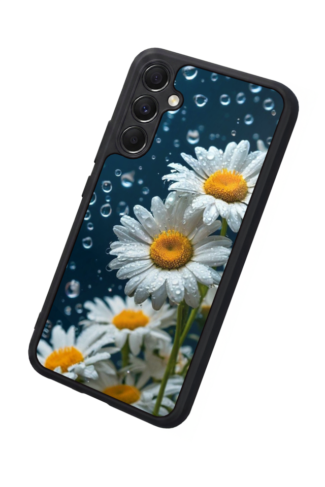 Samsung Galaxy A34 Uyumlu Cicek Tasarımlı Glossy Premium Kılıf