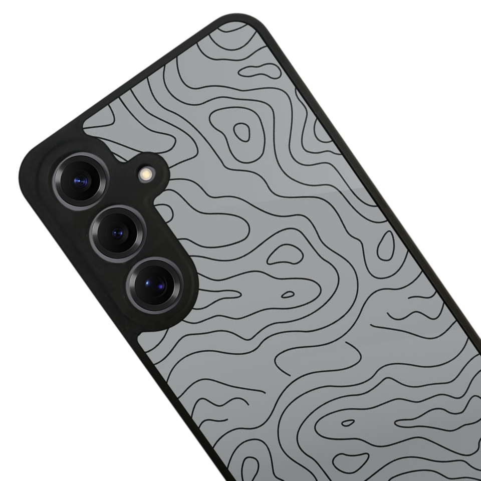 Samsung Galaxy S25 Uyumlu Çizgi Sanatı Tasarımlı Glossy Premium Kılıf