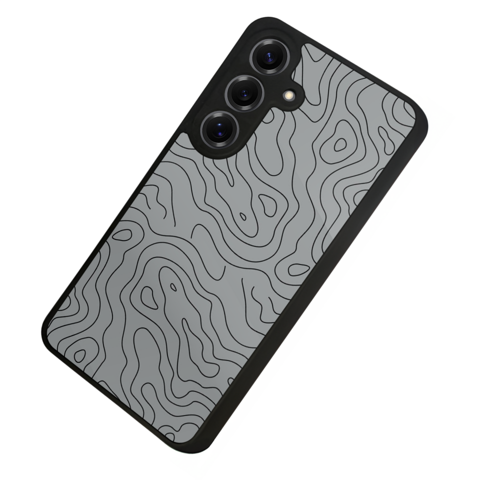 Samsung Galaxy S25 Uyumlu Çizgi Sanatı Tasarımlı Glossy Premium Kılıf