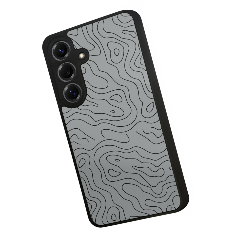 Samsung Galaxy S25 Uyumlu Çizgi Sanatı Tasarımlı Glossy Premium Kılıf