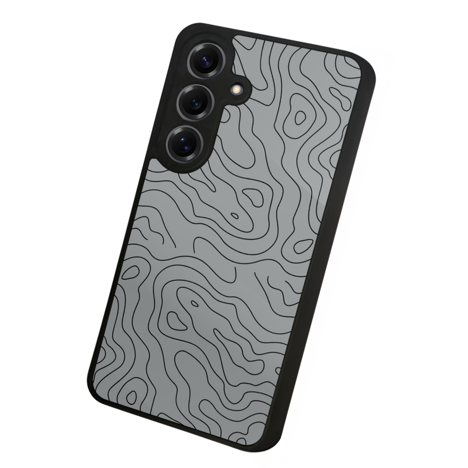 Samsung Galaxy S25 Uyumlu Çizgi Sanatı Tasarımlı Glossy Premium Kılıf