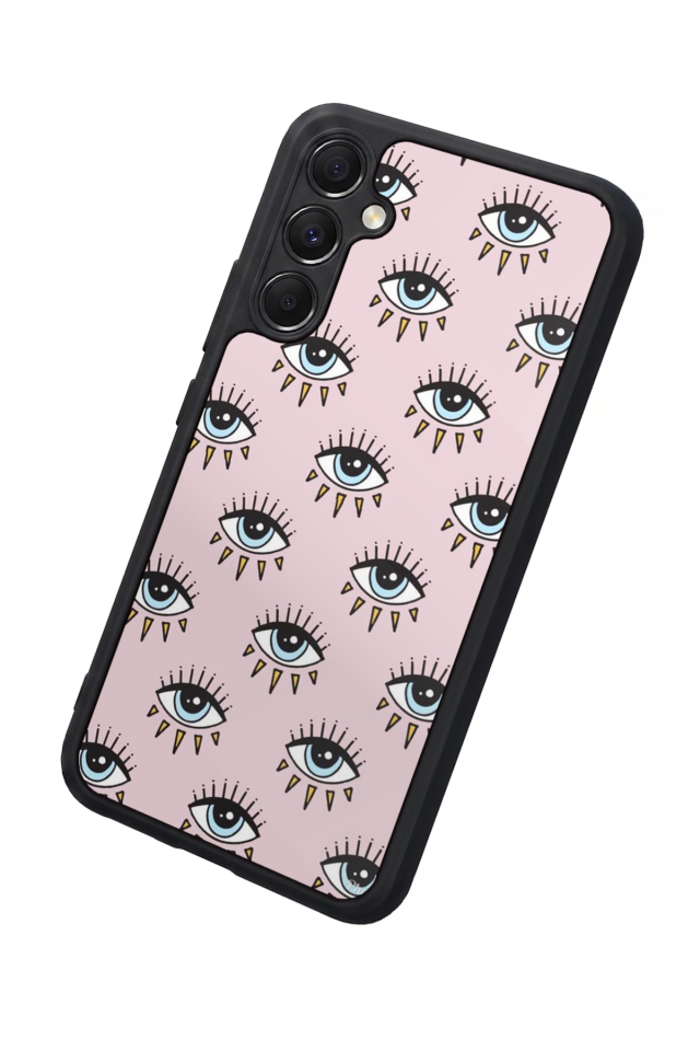 Samsung Galaxy M34 Uyumlu Göz Tasarımlı Glossy Premium Kılıf