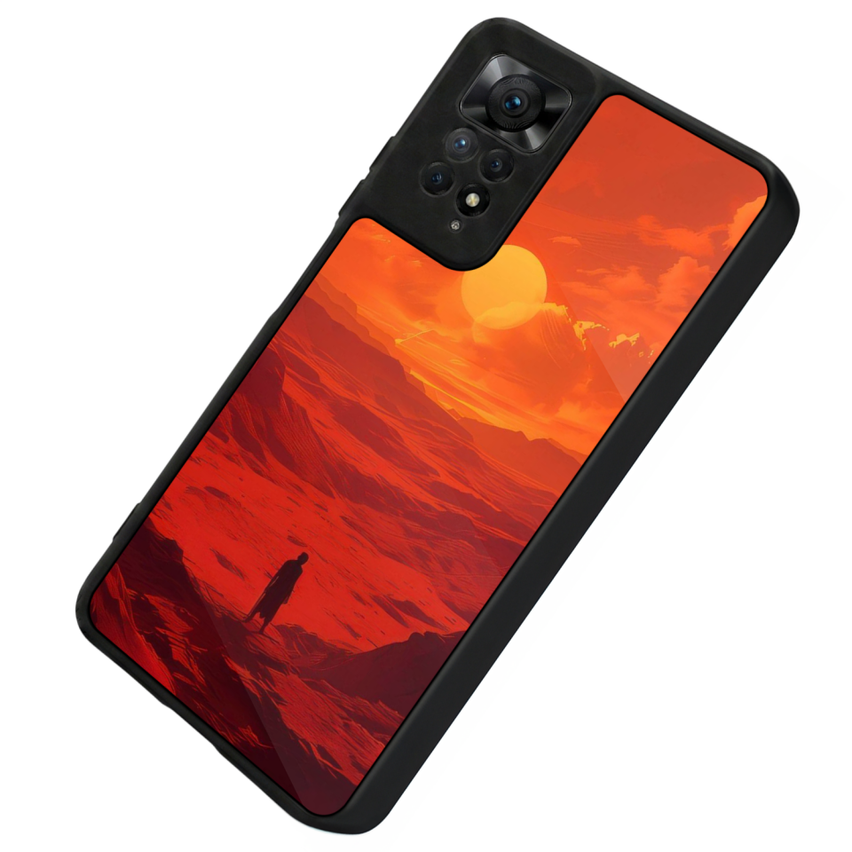 Xiaomi Redmi Note 12 Pro Uyumlu Güneş Tasarımlı Glossy Premium Kılıf