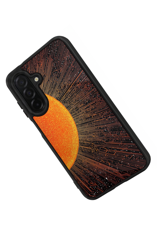 Samsung Galaxy A26 Uyumlu Güneş Tasarımlı Glossy Premium Kılıf