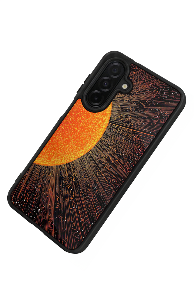 Samsung Galaxy A26 Uyumlu Güneş Tasarımlı Glossy Premium Kılıf