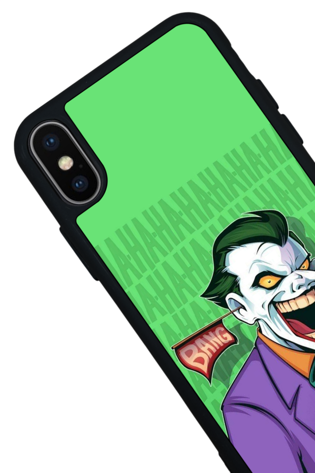 iPhone XS Max Uyumlu Joker Tasarımlı Glossy Premium Kılıf