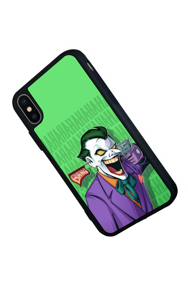 iPhone XS Max Uyumlu Joker Tasarımlı Glossy Premium Kılıf