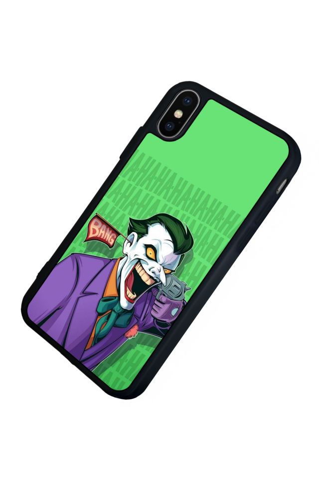 iPhone XS Max Uyumlu Joker Tasarımlı Glossy Premium Kılıf