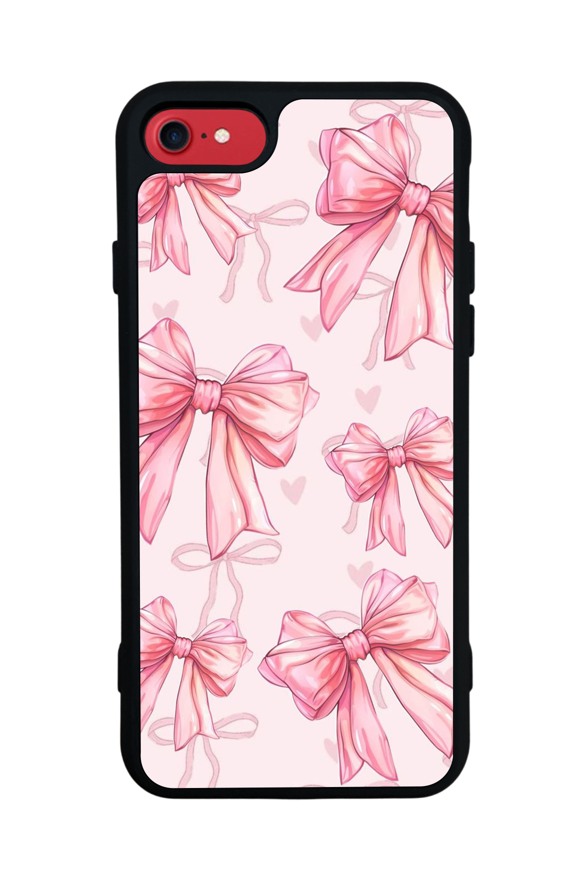 iPhone 7 Uyumlu Kurdele Tasarımlı Glossy Premium Kılıf