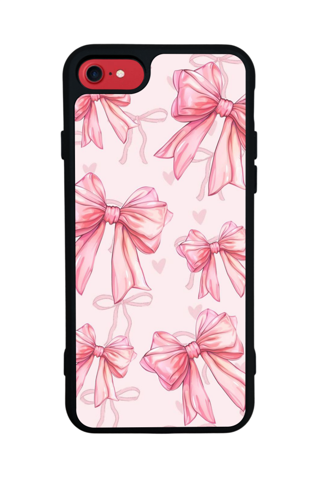 iPhone 7 Uyumlu Kurdele Tasarımlı Glossy Premium Kılıf