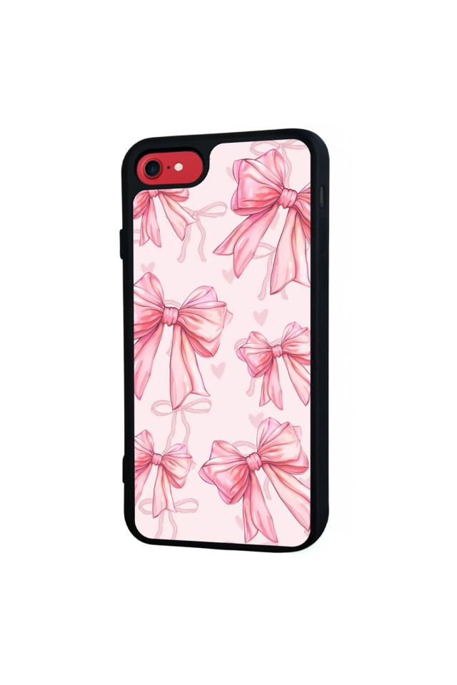 iPhone 7 Uyumlu Kurdele Tasarımlı Glossy Premium Kılıf