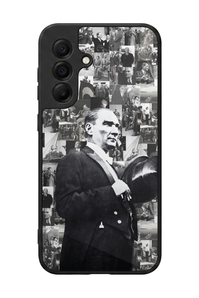 Samsung Galaxy A17 Uyumlu Mustafa Kemal Ataturk Tasarımlı Glossy Premium Kılıf