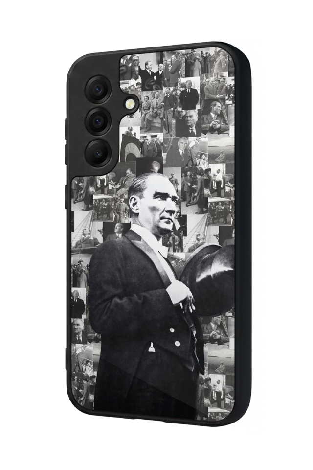 Samsung Galaxy A17 Uyumlu Mustafa Kemal Ataturk Tasarımlı Glossy Premium Kılıf
