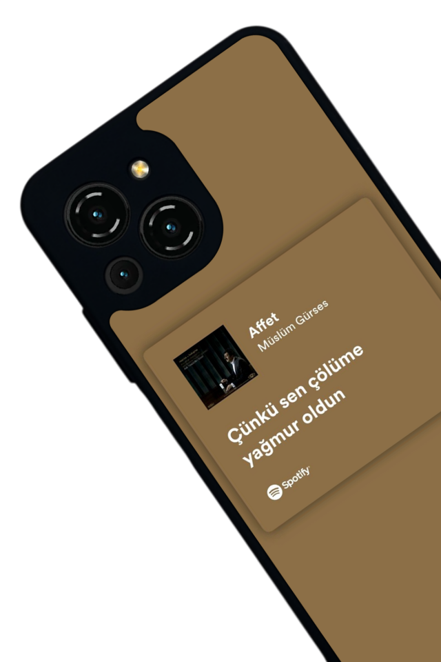 Reeder S23 Pro Max Uyumlu Sarki Sozleri Tasarımlı Glossy Premium Kılıf