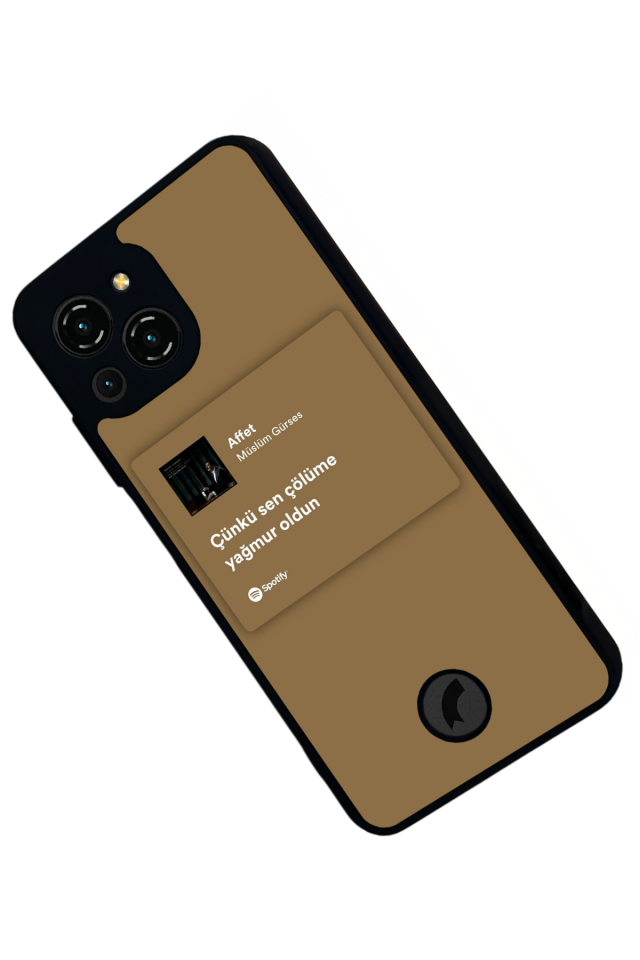 Reeder S23 Pro Max Uyumlu Sarki Sozleri Tasarımlı Glossy Premium Kılıf