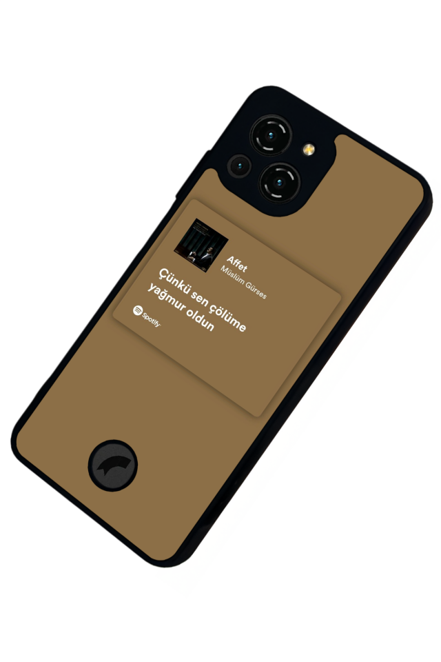Reeder S23 Pro Max Uyumlu Sarki Sozleri Tasarımlı Glossy Premium Kılıf