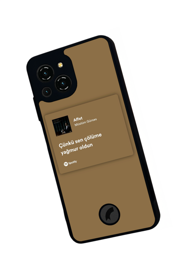 Reeder S23 Pro Max Uyumlu Sarki Sozleri Tasarımlı Glossy Premium Kılıf