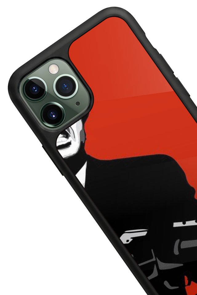 iPhone 11 Pro Max Uyumlu Scarface Tasarımlı Glossy Premium Kılıf