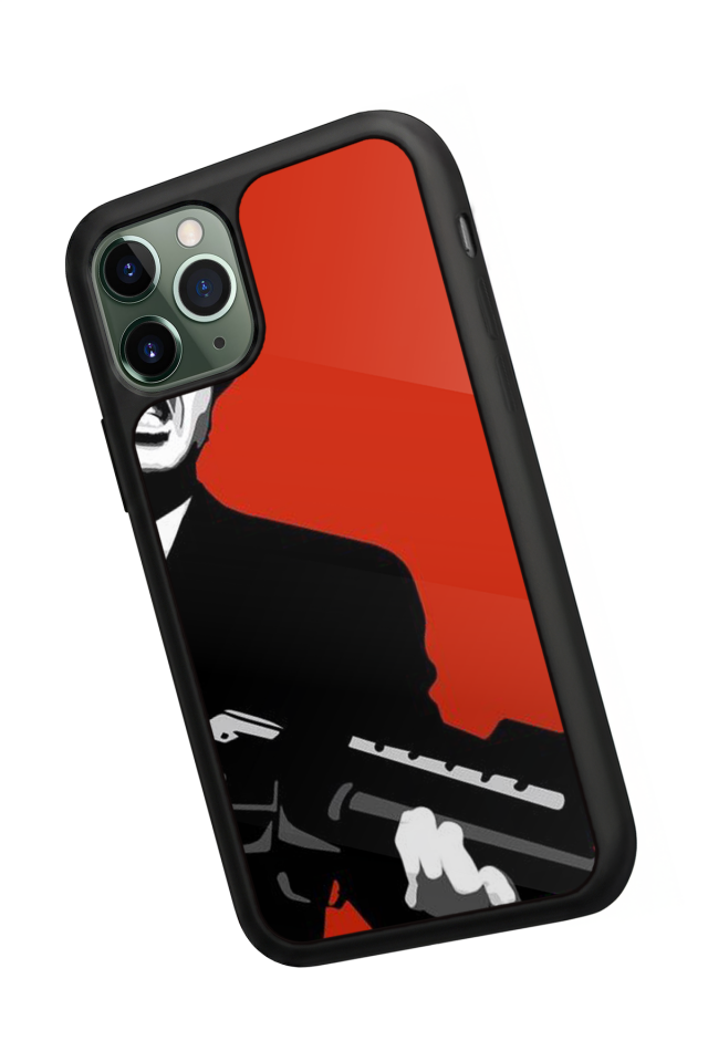 iPhone 11 Pro Max Uyumlu Scarface Tasarımlı Glossy Premium Kılıf
