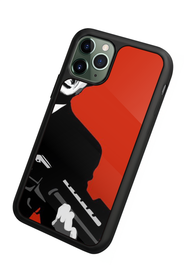iPhone 11 Pro Max Uyumlu Scarface Tasarımlı Glossy Premium Kılıf